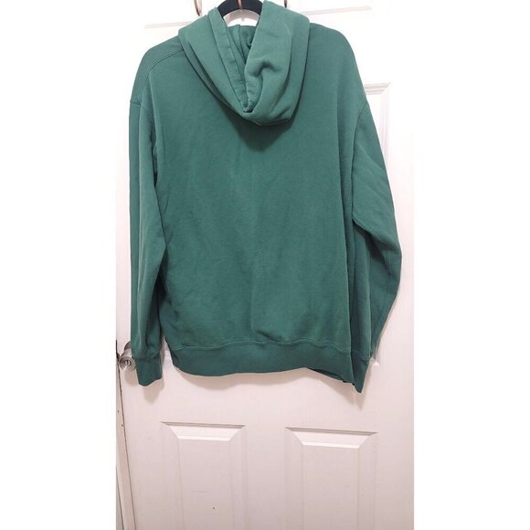 Uniglo Green Hoodie Pullover Sweatshirt with Pockets & Hood SIze XL/T - Picture 3 of 10